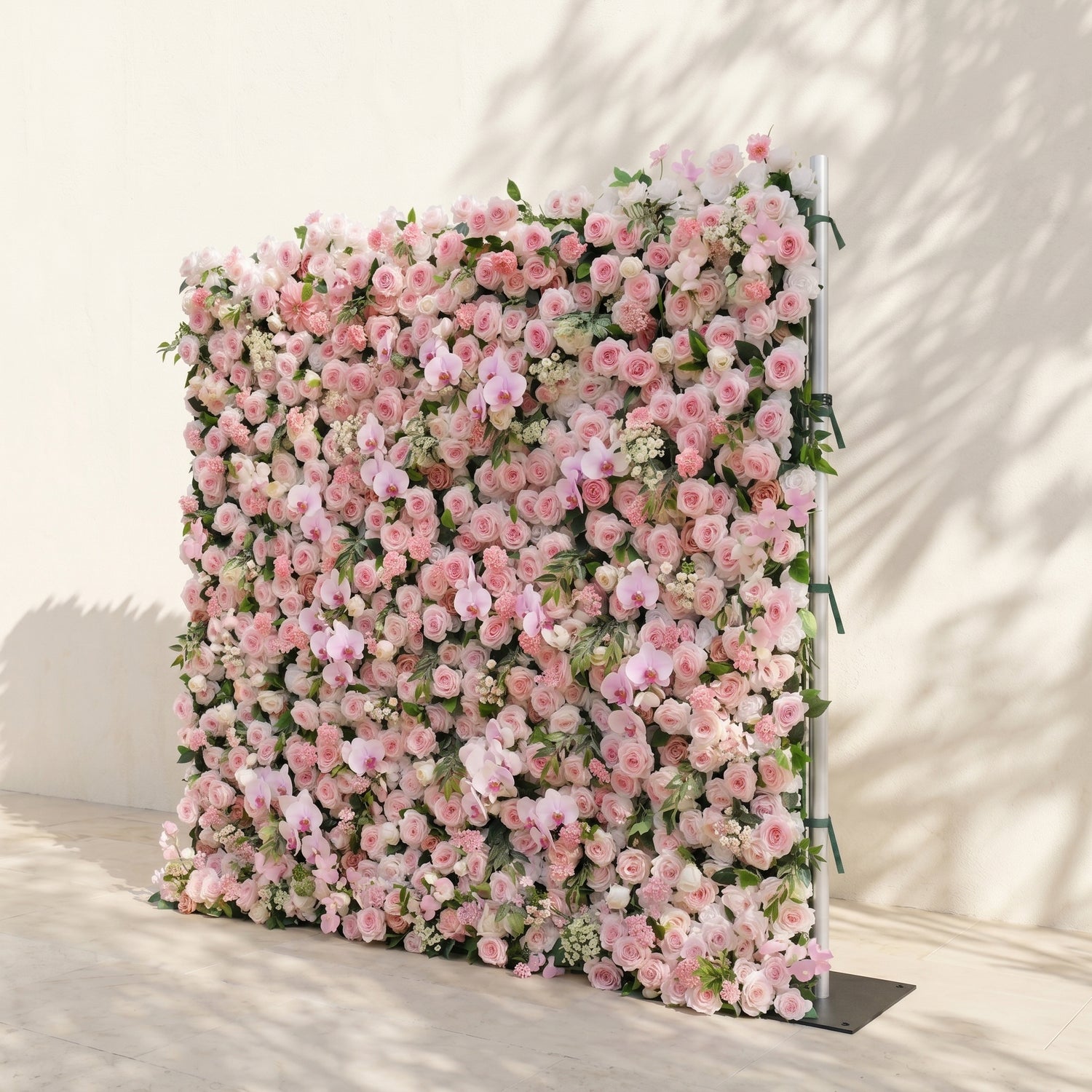 Gale Premium 4D Cherry Blossom Pink Silk Flower Wall with Luxe Orchid Accents for Sweet Parties &amp; Photo Booths