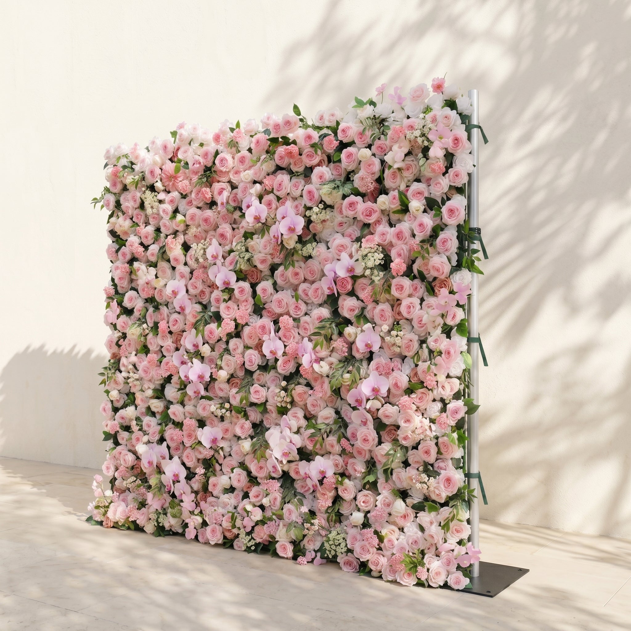 Gale Premium 4D Cherry Blossom Pink Silk Flower Wall with Luxe Orchid Accents for Sweet Parties &amp; Photo Booths