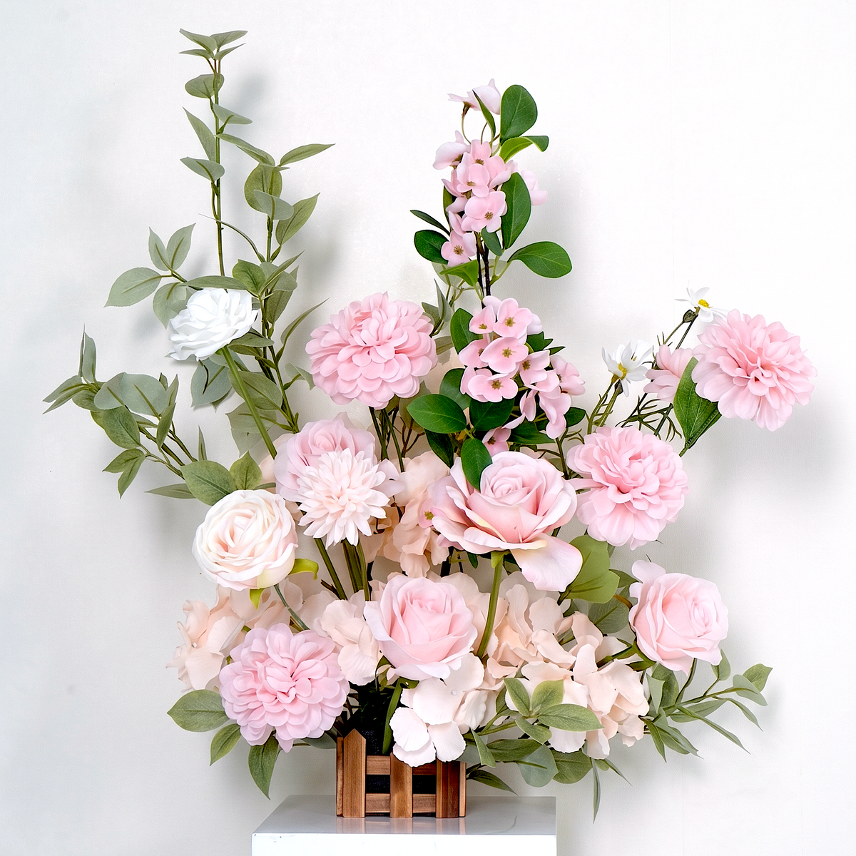 Lisette-Pink-Rose Wedding Aisle Flowers,Aisle Flowers for Wedding Ceremony