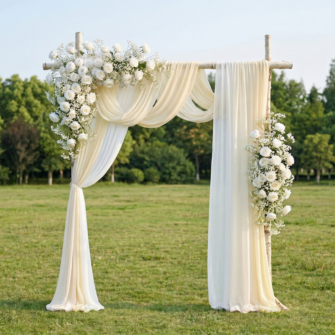 Olive White Rose &amp; Baby&