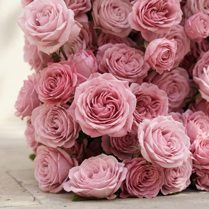 Nectar Luxury 4D Pink Silk Floral Wall Roll-Up Backdrop for Elegant Minimalist Weddings