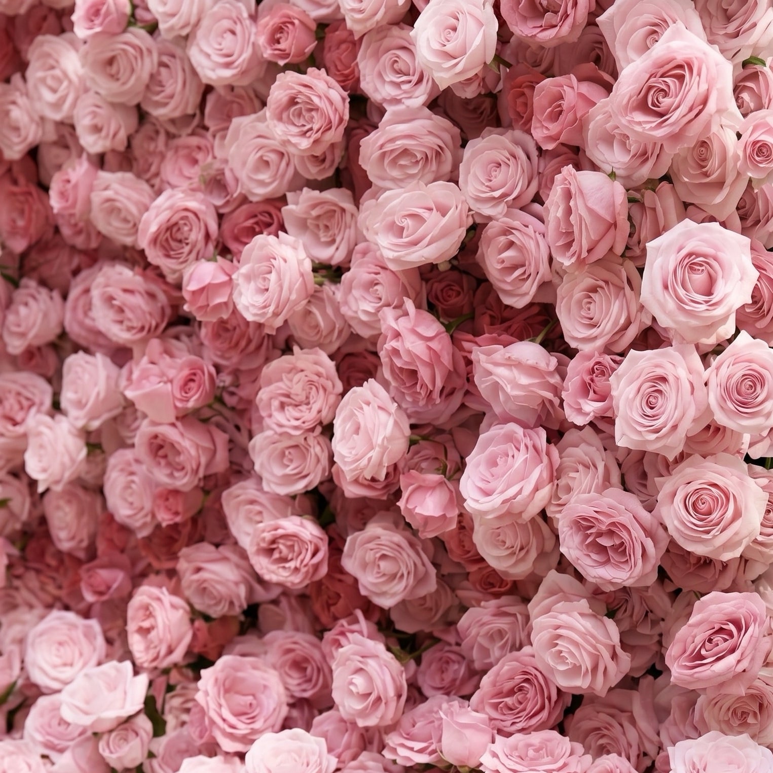 Nectar Luxury 4D Pink Silk Floral Wall Roll-Up Backdrop for Elegant Minimalist Weddings