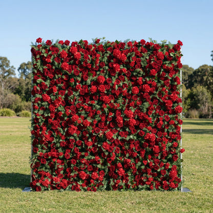 Petalia 3D Fabric Artificial Zip Up Curtain Flower Wall For Wedding and Events Decoration