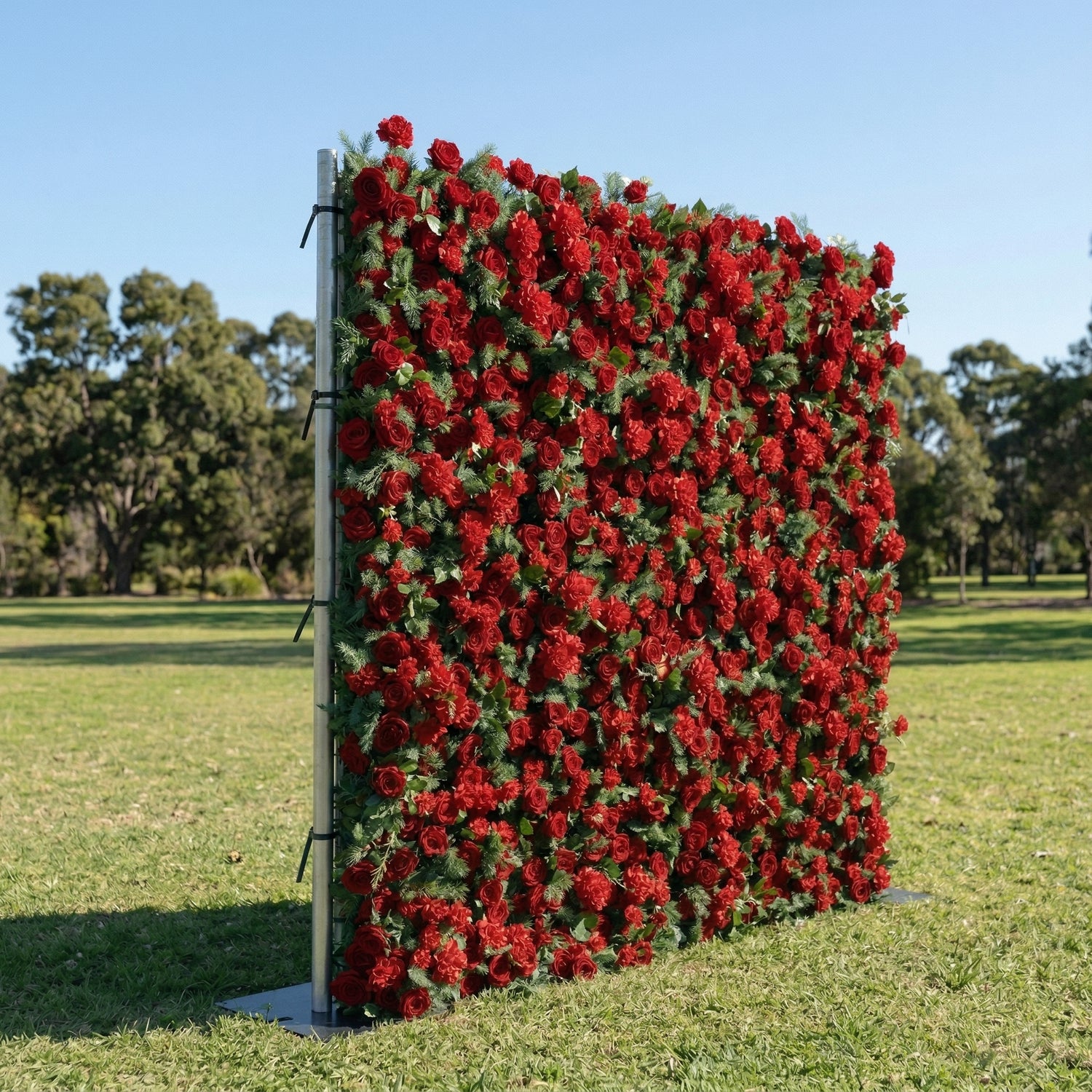 Petalia 3D Fabric Artificial Zip Up Curtain Flower Wall For Wedding and Events Decoration