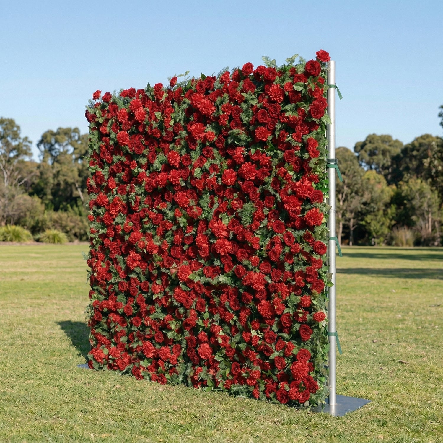 Petalia 3D Fabric Artificial Zip Up Curtain Flower Wall For Wedding and Events Decoration