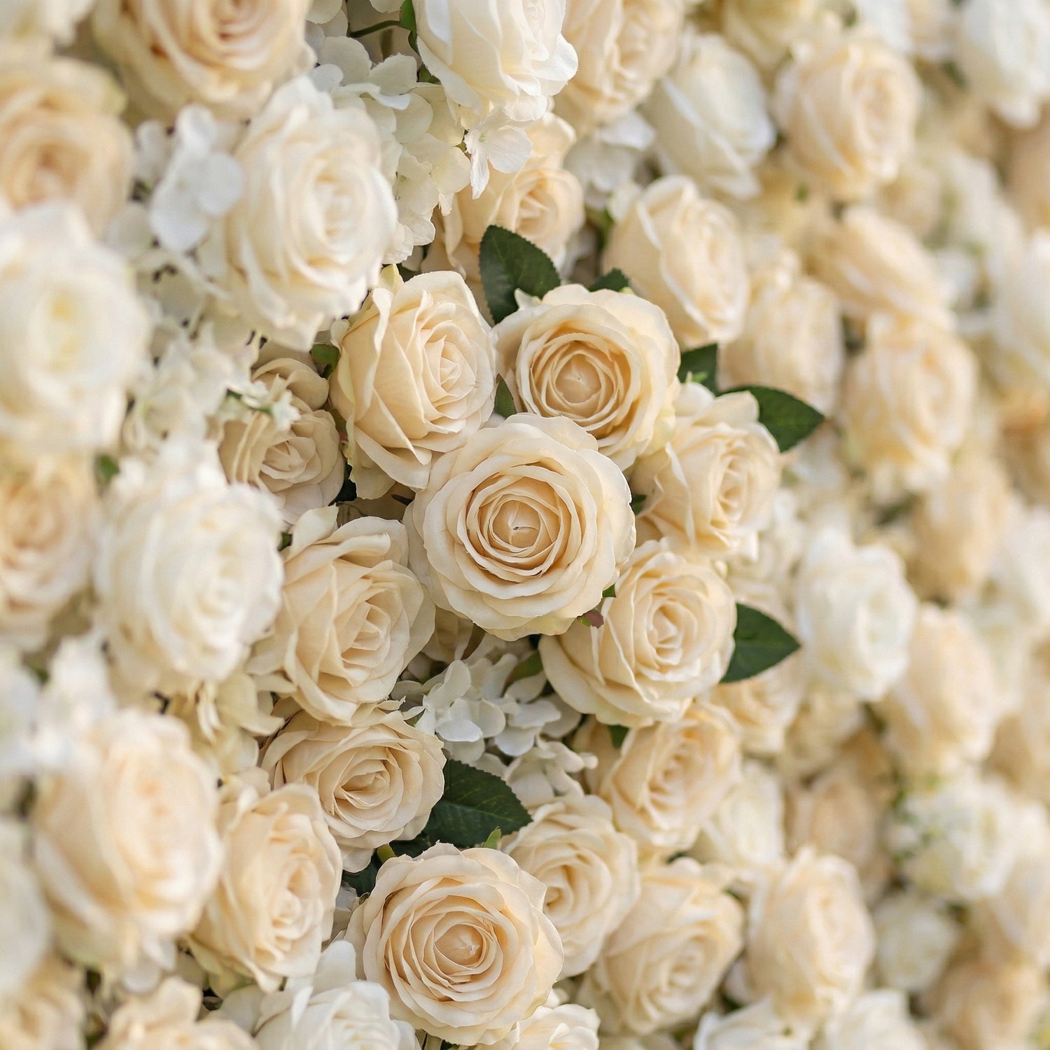 Roslenia 4D Flower Wall Fabric Artificial Zip Up Curtain Flower Wall For Wedding and Events Decoration