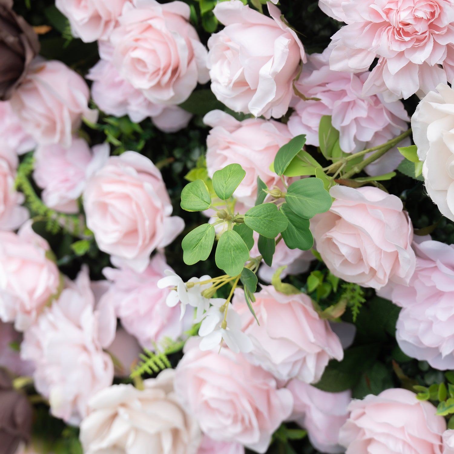 Tilly 3D Rose Flower Wall Fabric Artificial Zip Up Curtain Flower Wall For Wedding and Events Decoration