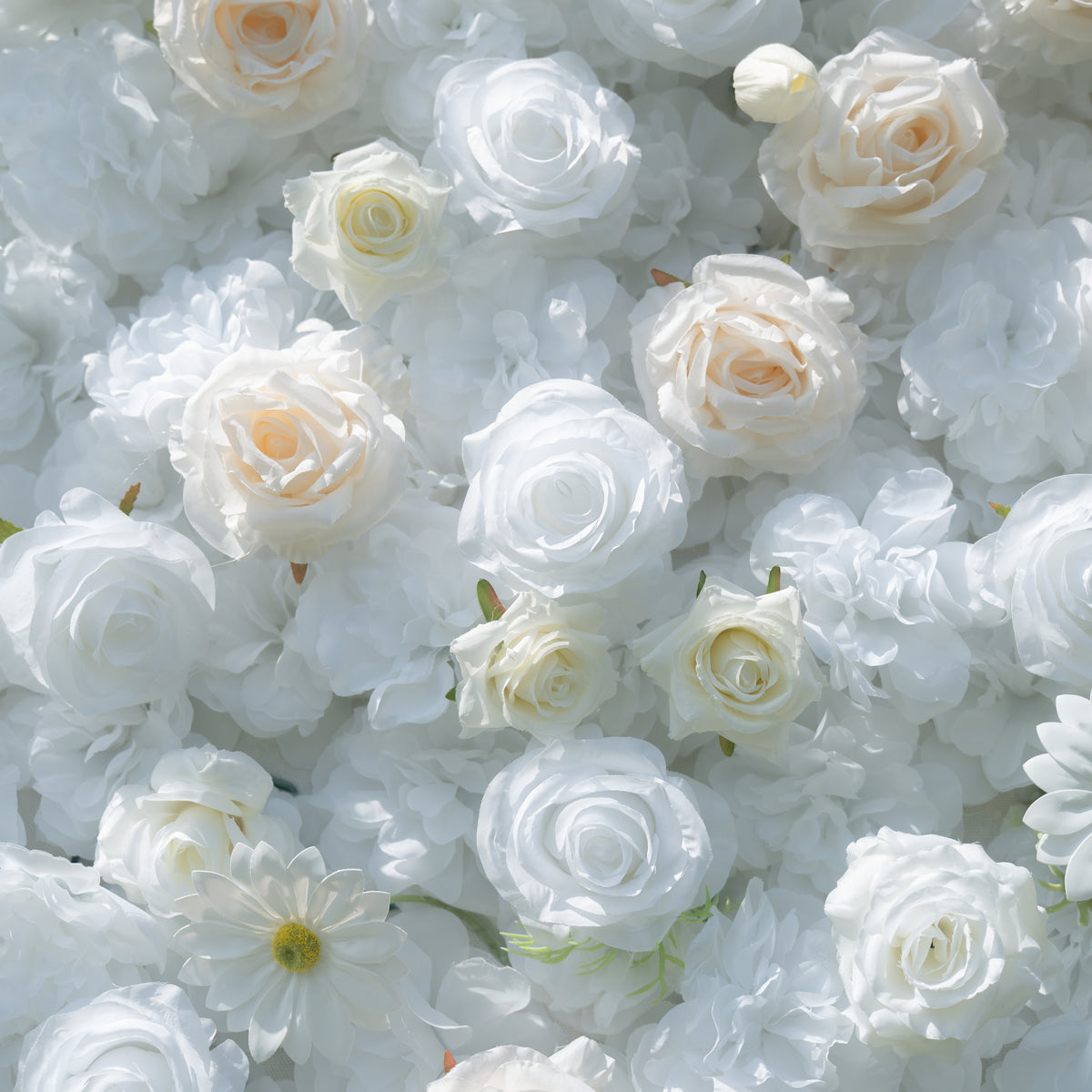 Toby 3D Fabric Backdrop Artificial Flower Wall with Zip-Up Design for Wedding and Events