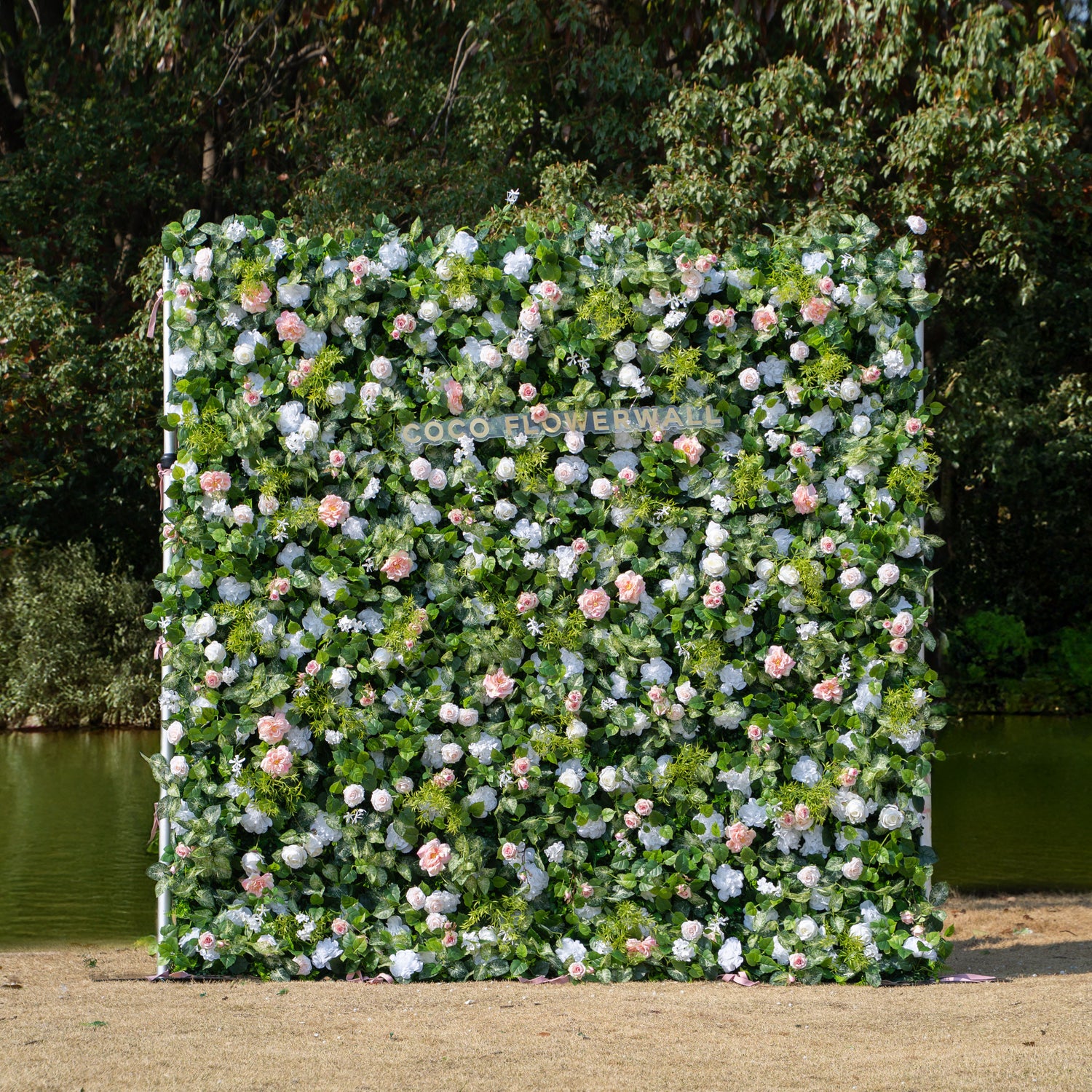 Beatty 3D Fabric Artificial Zip Up Curtain Flower Wall For Wedding and Events Decoration