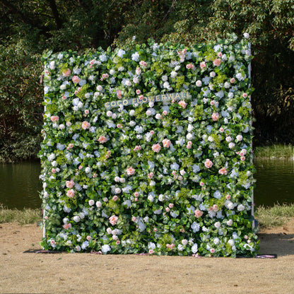Beatty 3D Fabric Artificial Zip Up Curtain Flower Wall For Wedding and Events Decoration