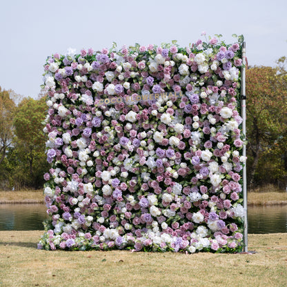 Cameron 5D Fabric Artificial zip up curtain flower wall 8ft*8ft
