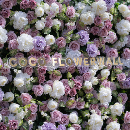 Cameron 5D Fabric Artificial zip up curtain flower wall 8ft*8ft