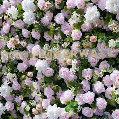 Chico 3D Fabric Artificial Zip Up Curtain Flower Wall For Wedding and Events Decoration