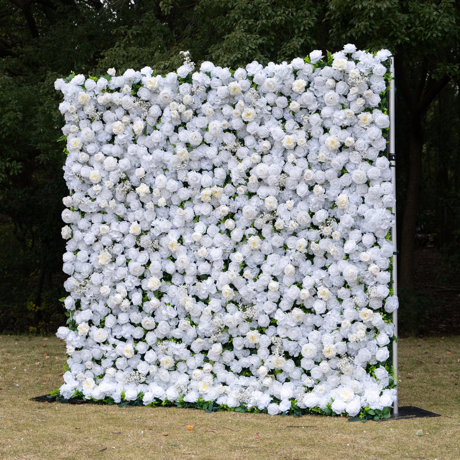 Coco 3D Fabric Artificial Zip Up Curtain Flower Wall For Wedding and Events Decoration