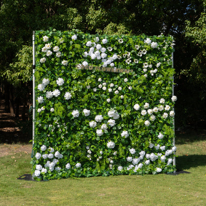 Cornell 2D Artificial Zip Up Curtain Flower Wall For Wedding &amp; Home &amp; Events Decoration