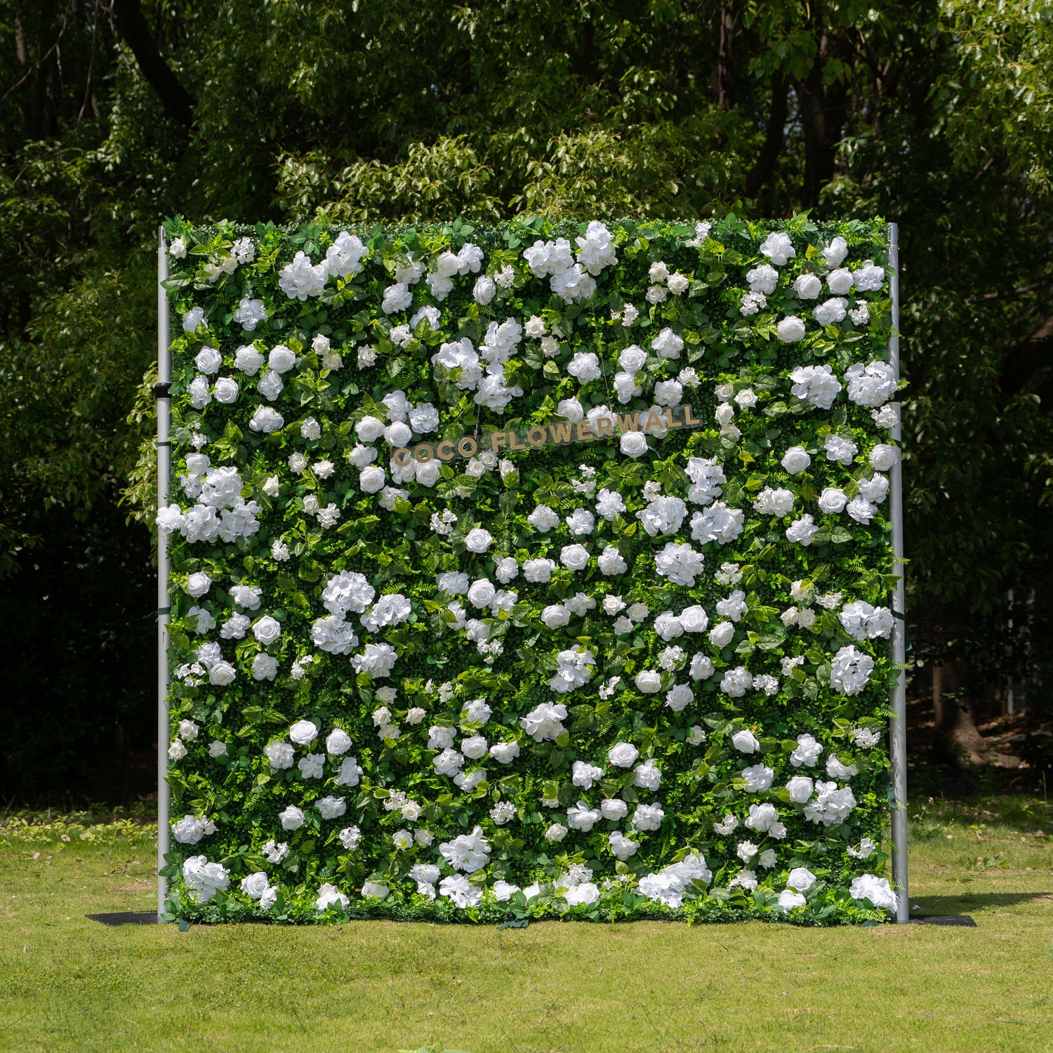 Harvard  2D Artificial Zip Up Curtain Flower Wall For Event