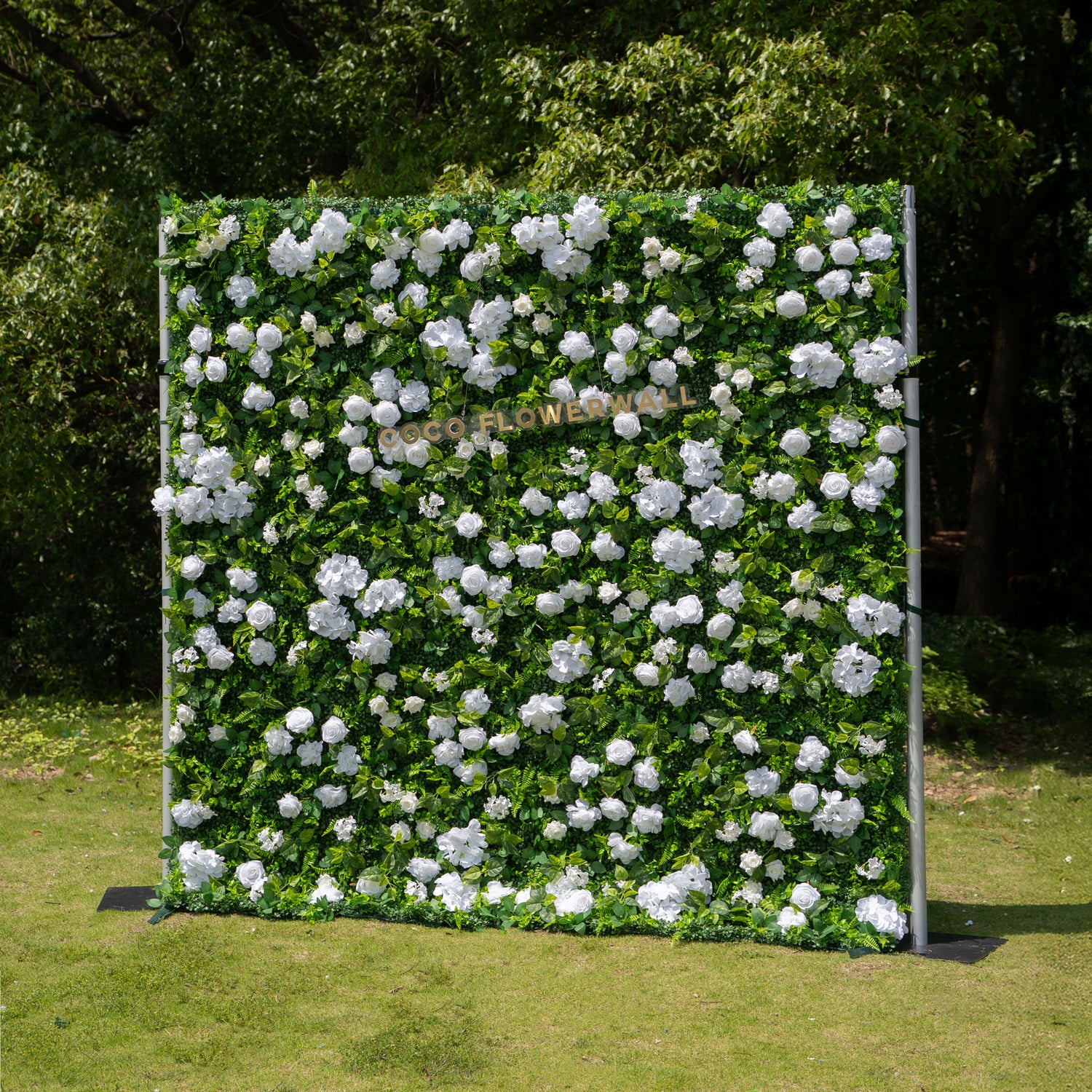Harvard  2D Artificial Zip Up Curtain Flower Wall For Event
