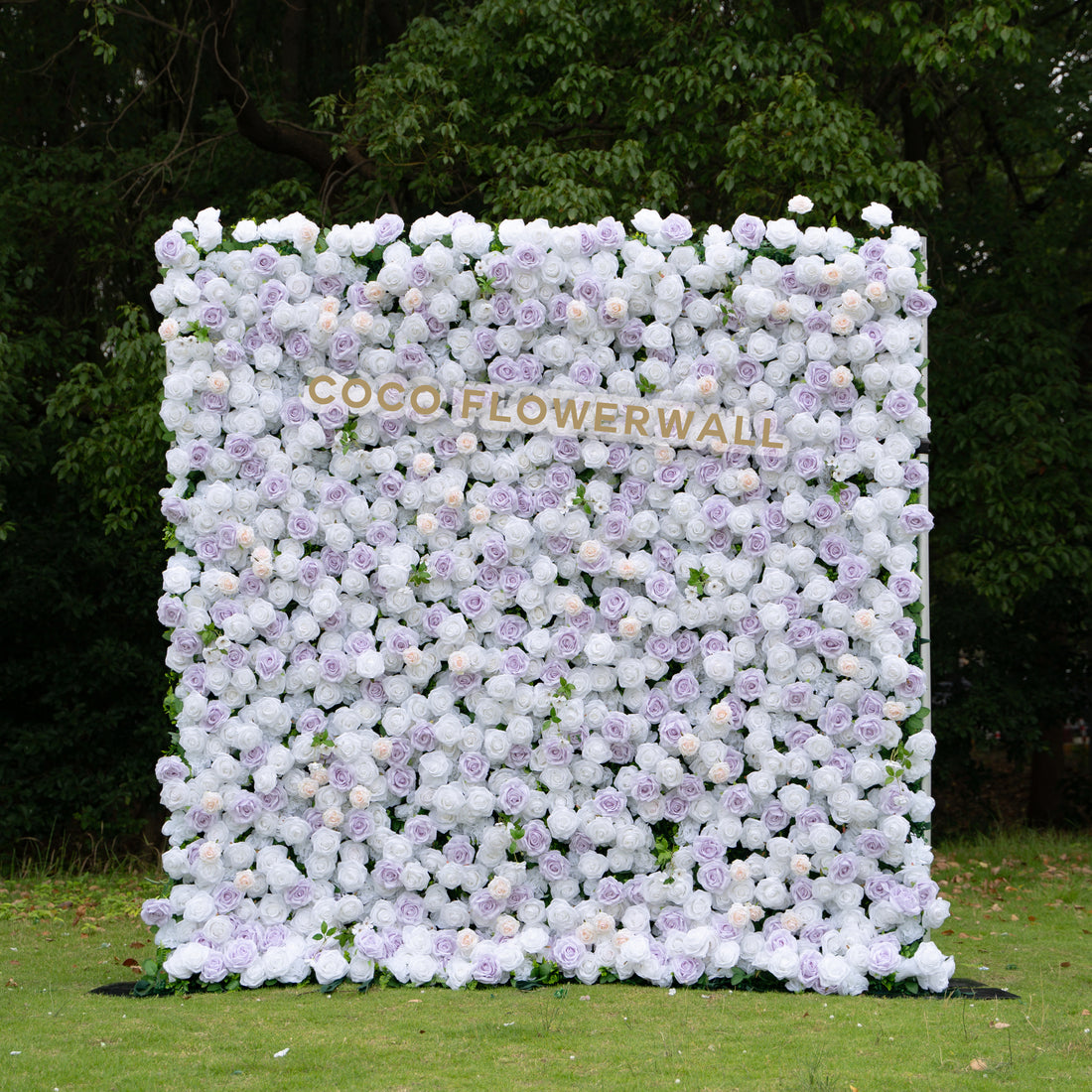 Carmel 3D Fabric Artificial Zip Up Curtain Flower Wall For Wedding and Events Decoration