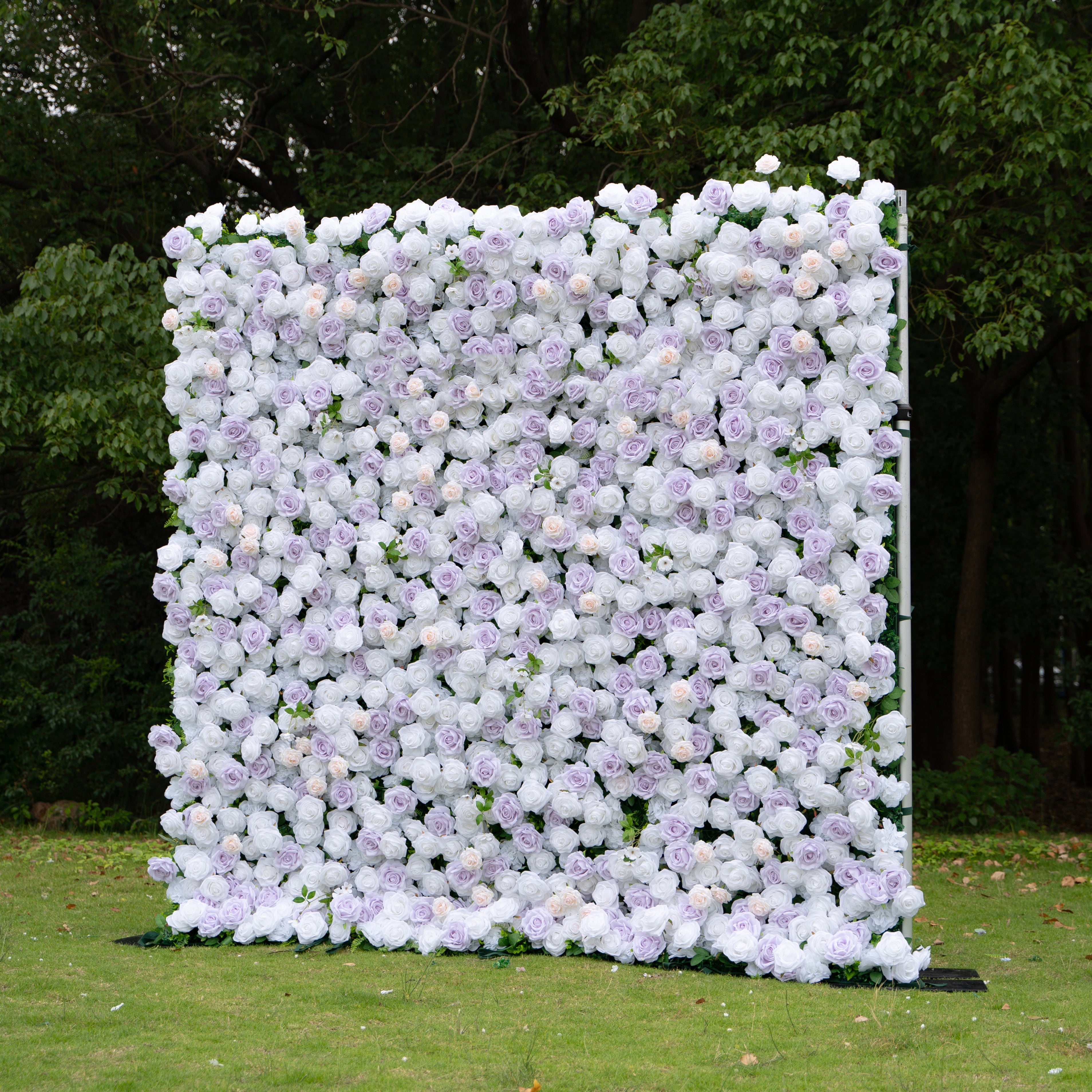 Carmel 3D Fabric Artificial Zip Up Curtain Flower Wall For Wedding and Events Decoration