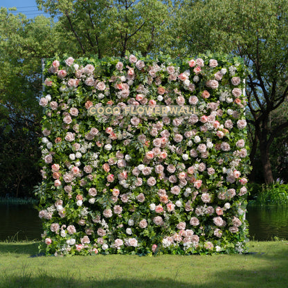 Joel 5D Fabric Artificial rolling up curtain flower wall