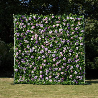 Linden 2D Artificial Flower Wall – Easy Zip-Up Installation, Perfect for Christmas &amp; New Year Events!
