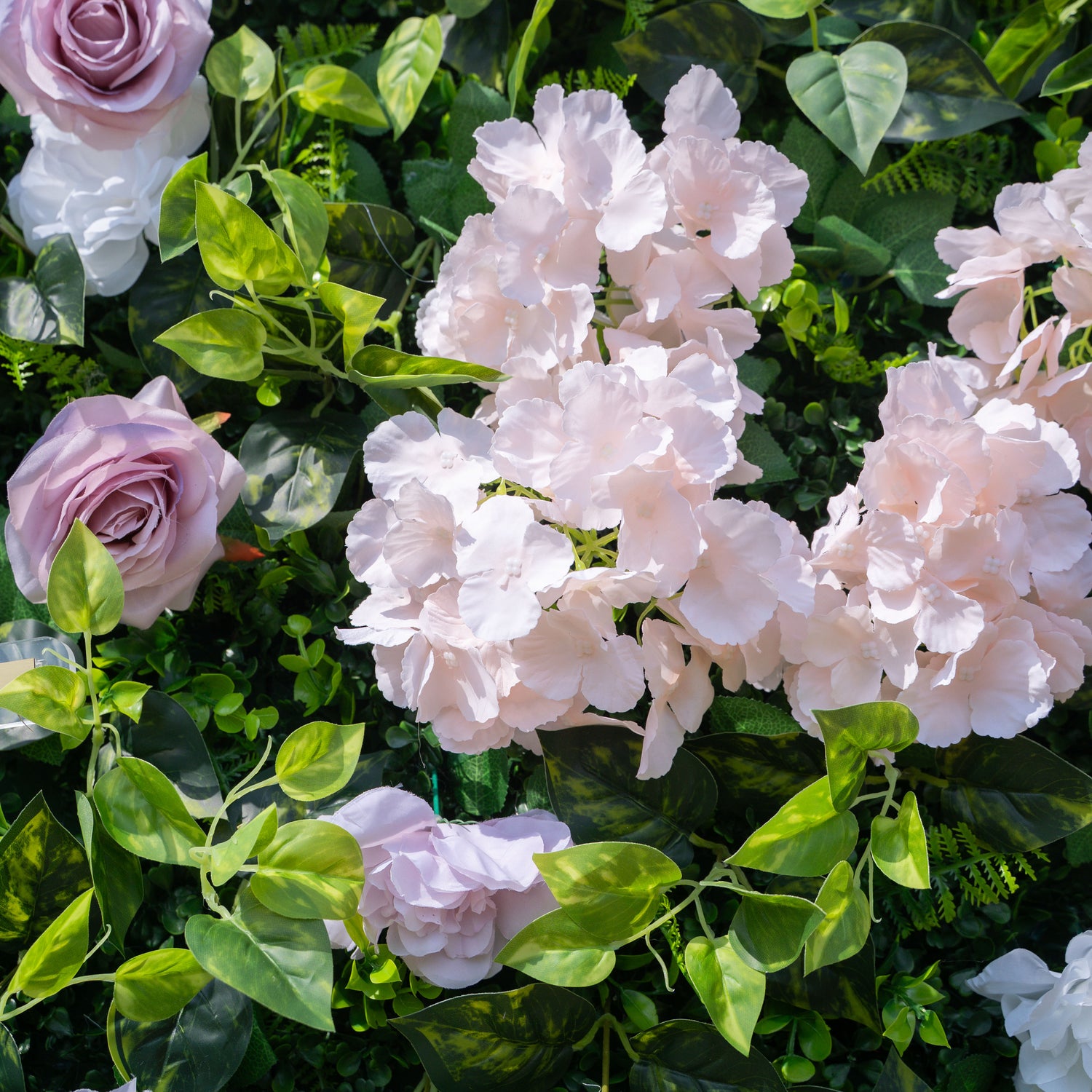 Memphis  2D Artificial Zip Up Curtain Flower Wall For Wedding &amp; Home &amp; Events Decoration