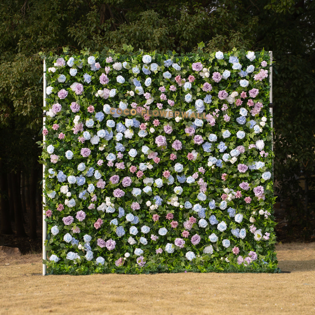 Monroe 2D Artificial Flower Wall Backdrop Reusable Floral Panel for Valentine’s Day, Mother’s Day &amp; Parties(Ready to Ship 5 days! )