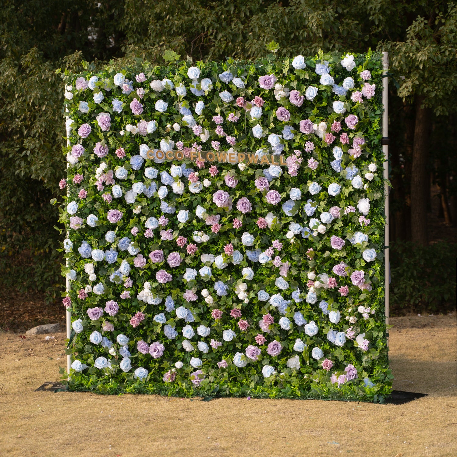 Monroe 2D Artificial Flower Wall Backdrop Reusable Floral Panel for Valentine’s Day, Mother’s Day &amp; Parties(Ready to Ship 5 days! )