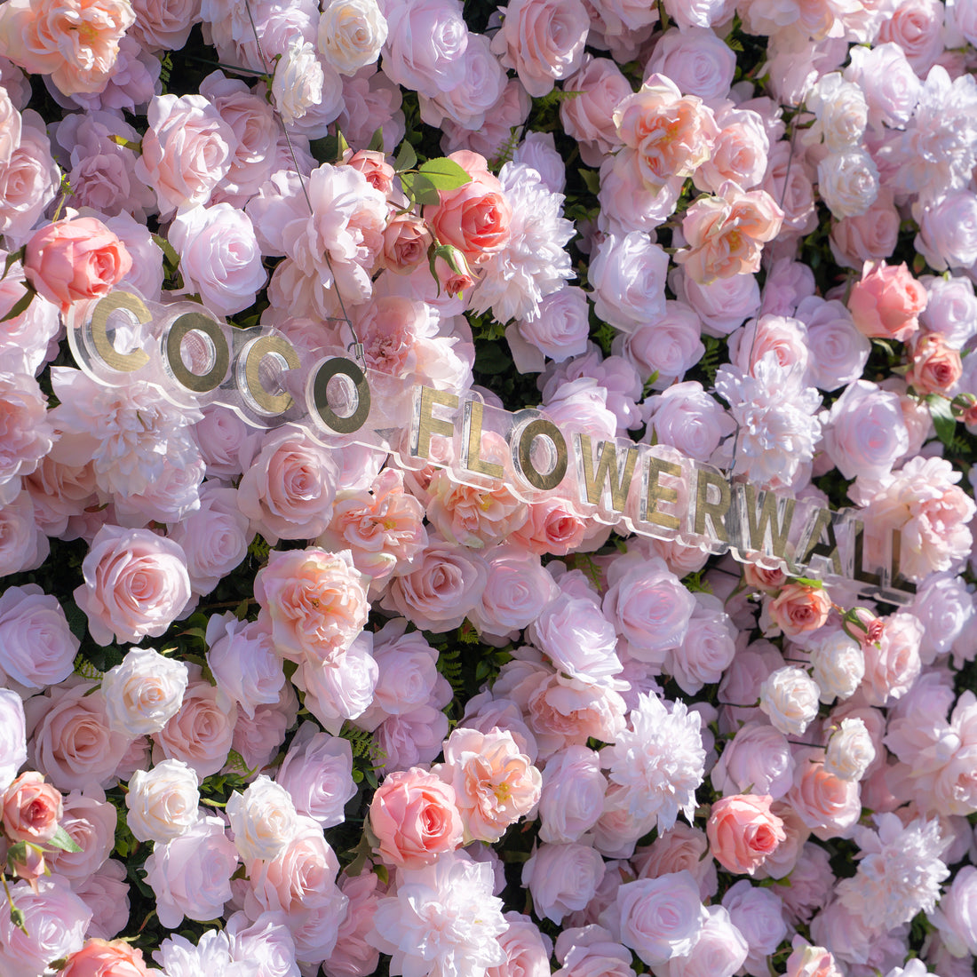 Paloma 5D Fabric Artificial Zip Up Curtain Flower Wall For Wedding and Events Decoration