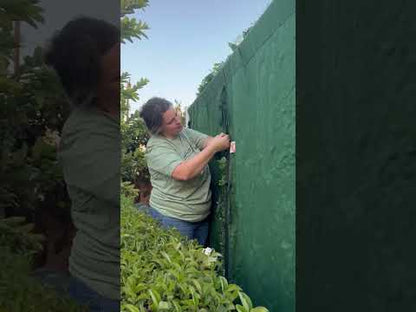 Cornell 2D Fabric Backdrop Artificial Flower Wall with Zip-Up Design for Wedding and Photobooth