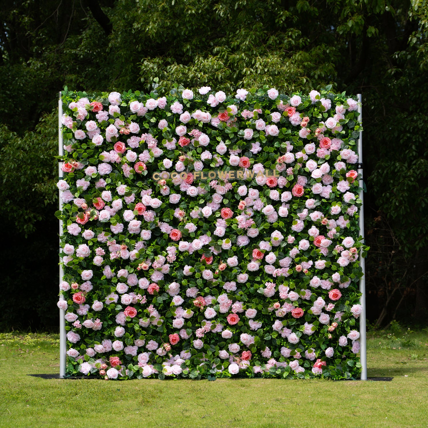 Salinas 3D Fabric Artificial Zip Up Curtain Flower Wall For Wedding and Events Decoration