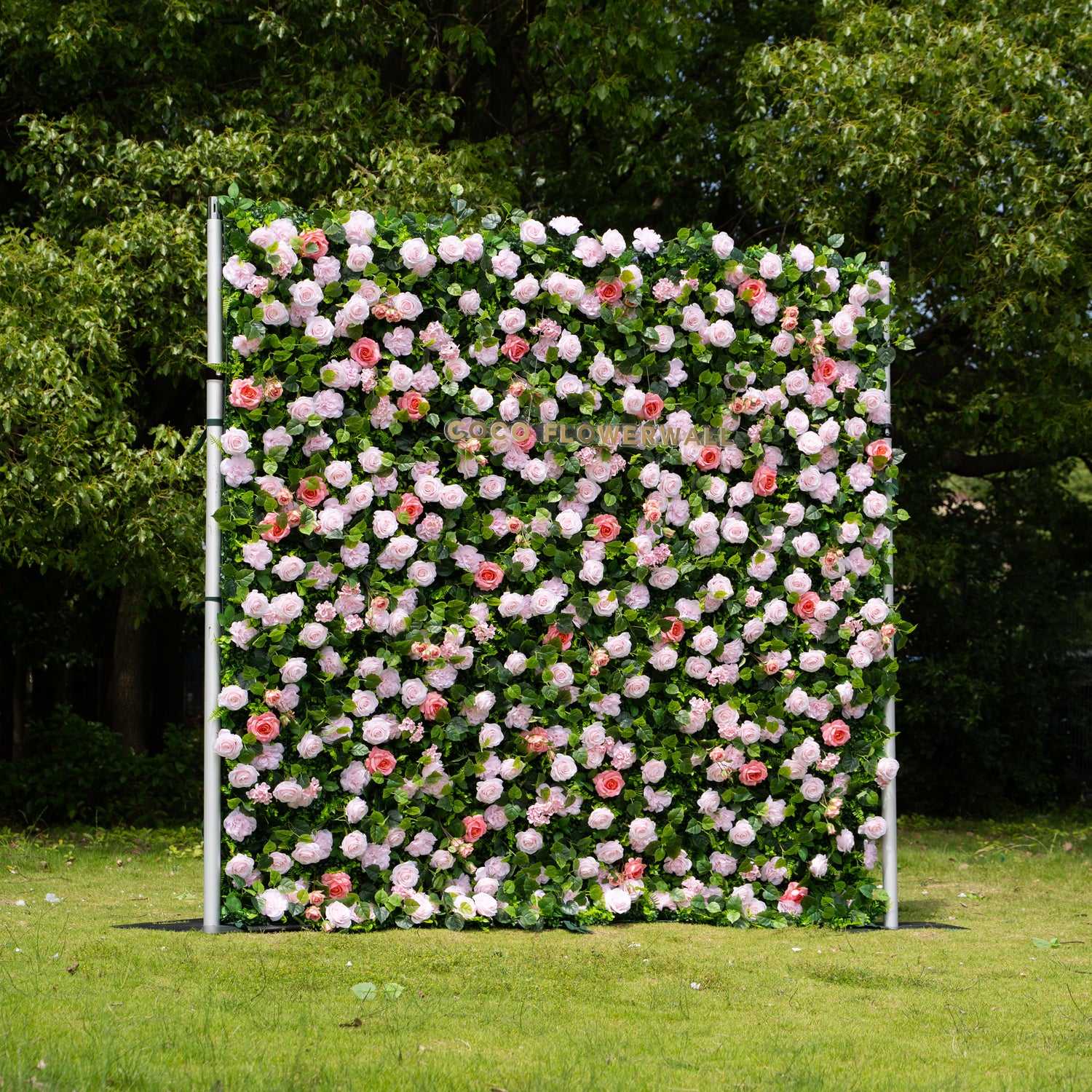 Salinas 3D Fabric Artificial Zip Up Curtain Flower Wall For Wedding and Events Decoration