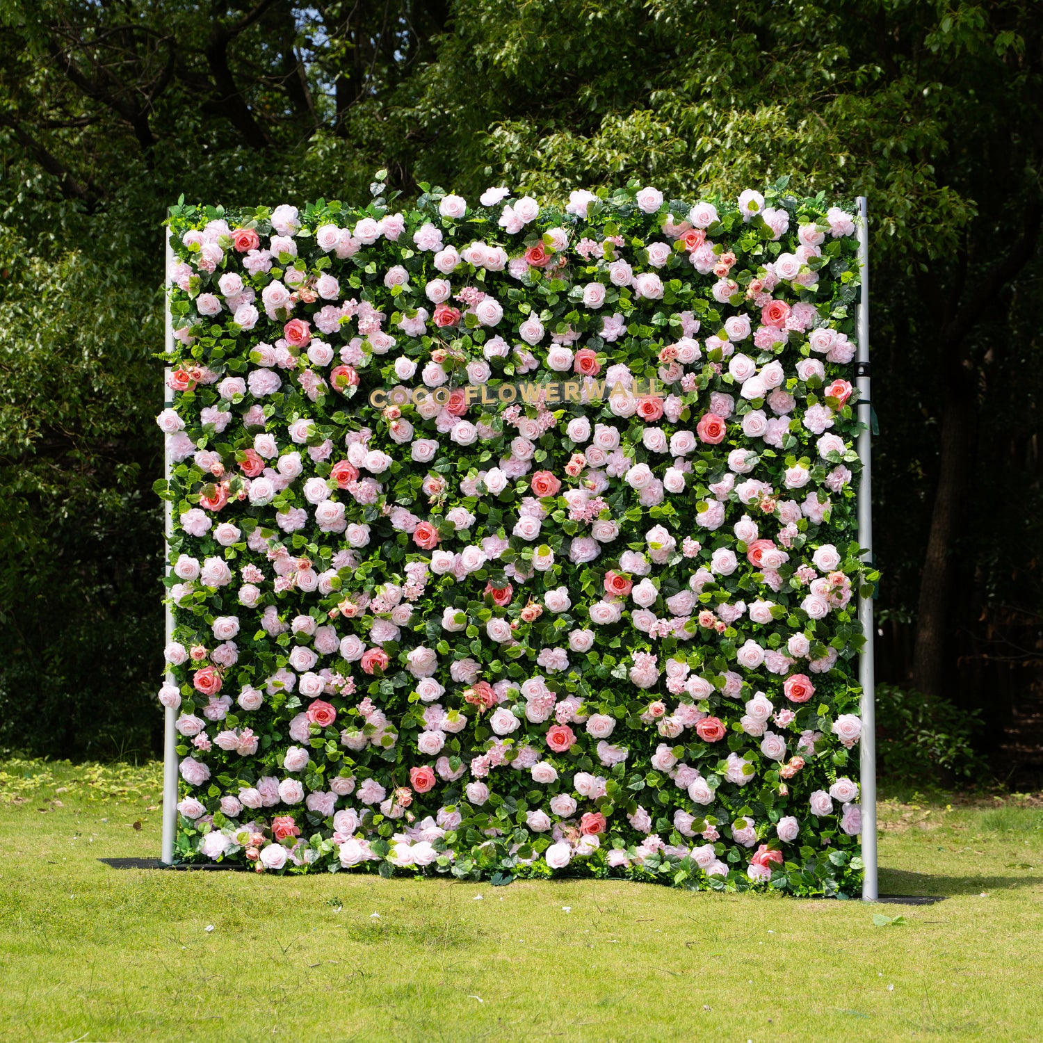 Salinas 3D Fabric Artificial Zip Up Curtain Flower Wall For Wedding and Events Decoration