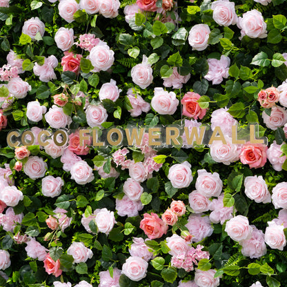 Salinas 3D Fabric Artificial Zip Up Curtain Flower Wall For Wedding and Events Decoration