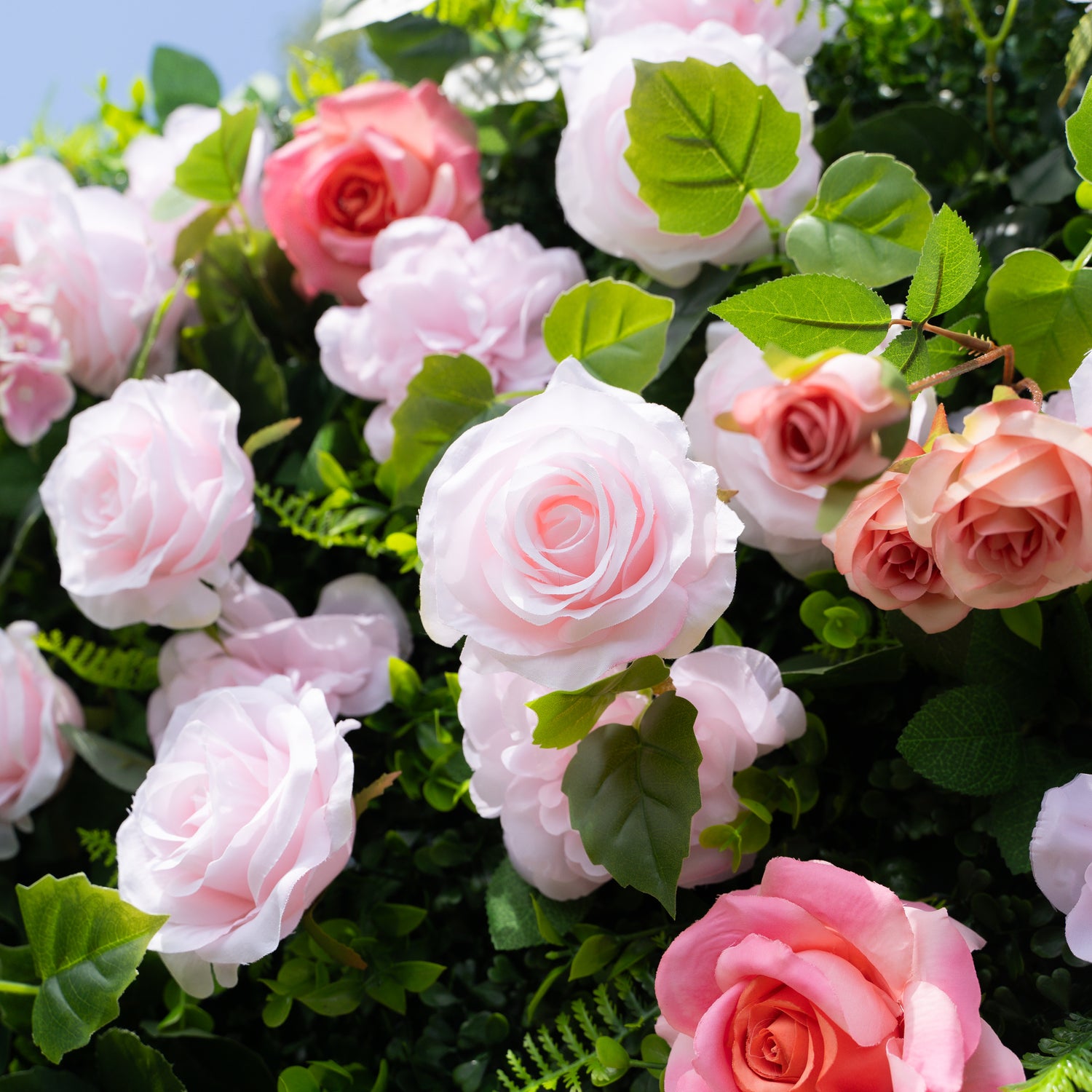 Salinas 3D Fabric Artificial Zip Up Curtain Flower Wall For Wedding and Events Decoration