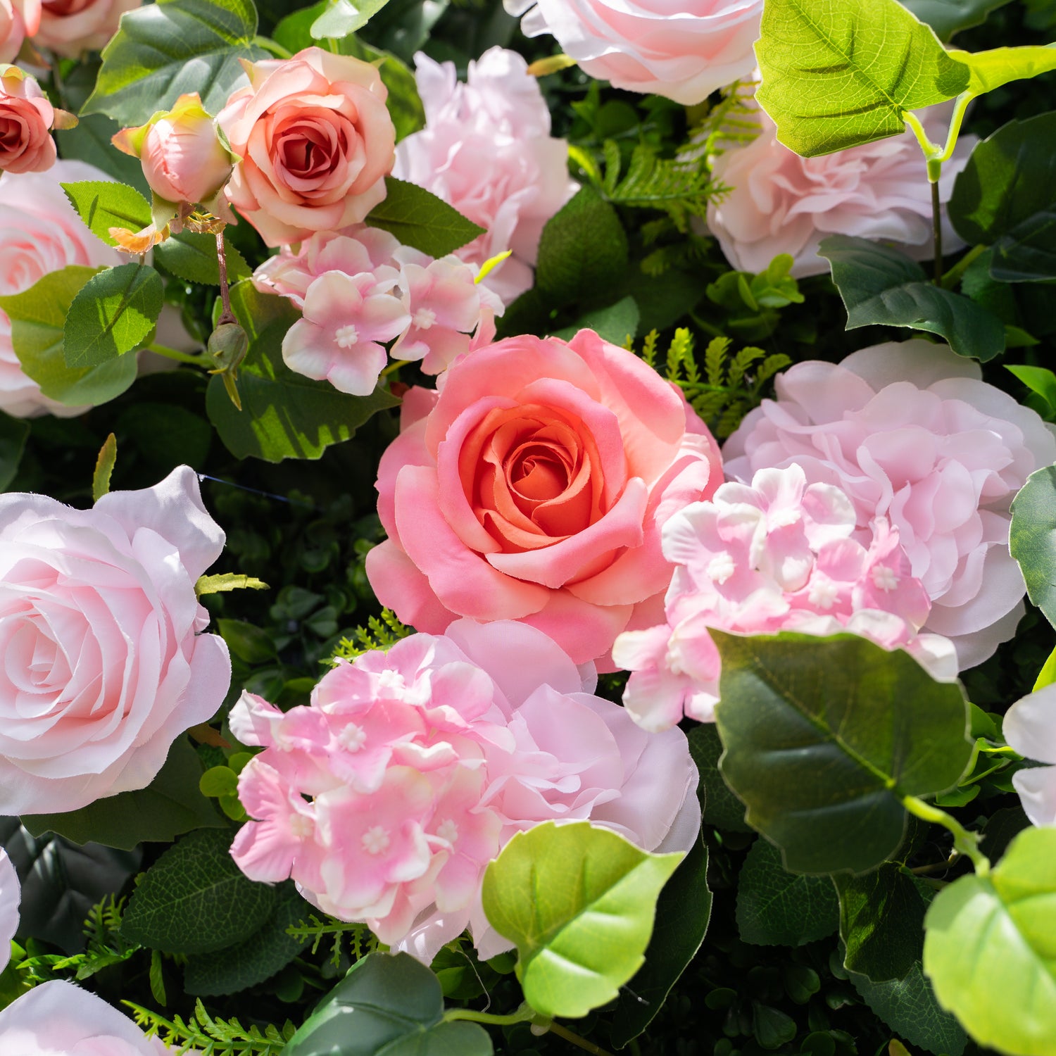 Salinas 3D Fabric Artificial Zip Up Curtain Flower Wall For Wedding and Events Decoration