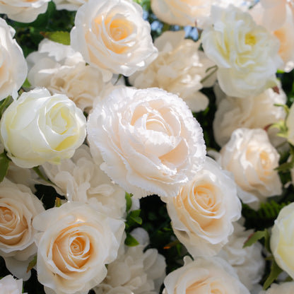 Solana 5D Fabric Artificial Zip Up Curtain Flower Wall For Wedding and Events Decoration