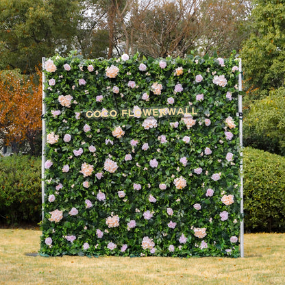 Austin 2D Artificial Zip Up Curtain Flower Wall For Wedding &amp; Home &amp; Events Decoration（Ready to Ship)