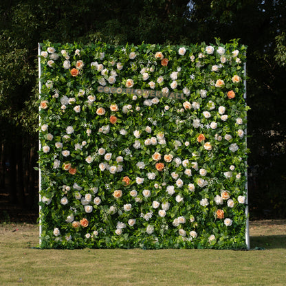 Sundale 2D Artificial Flower Wall – Zip-Up Curtain, Ideal for Weddings, Parties &amp; Seasonal Events!