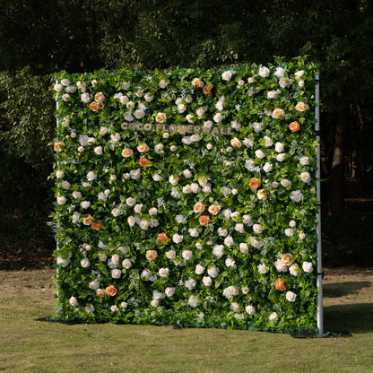 Sundale 2D Artificial Flower Wall – Zip-Up Curtain, Ideal for Weddings, Parties &amp; Seasonal Events!