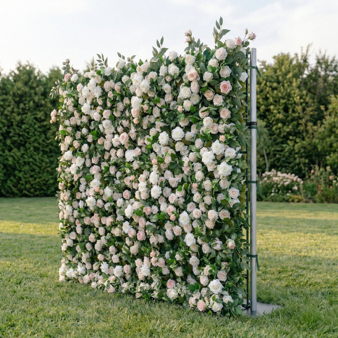 Corenia 3D Artificial Flower Wall Backdrop Reusable Floral Panel for Wedding &amp; Mother’s Day &amp; Parties